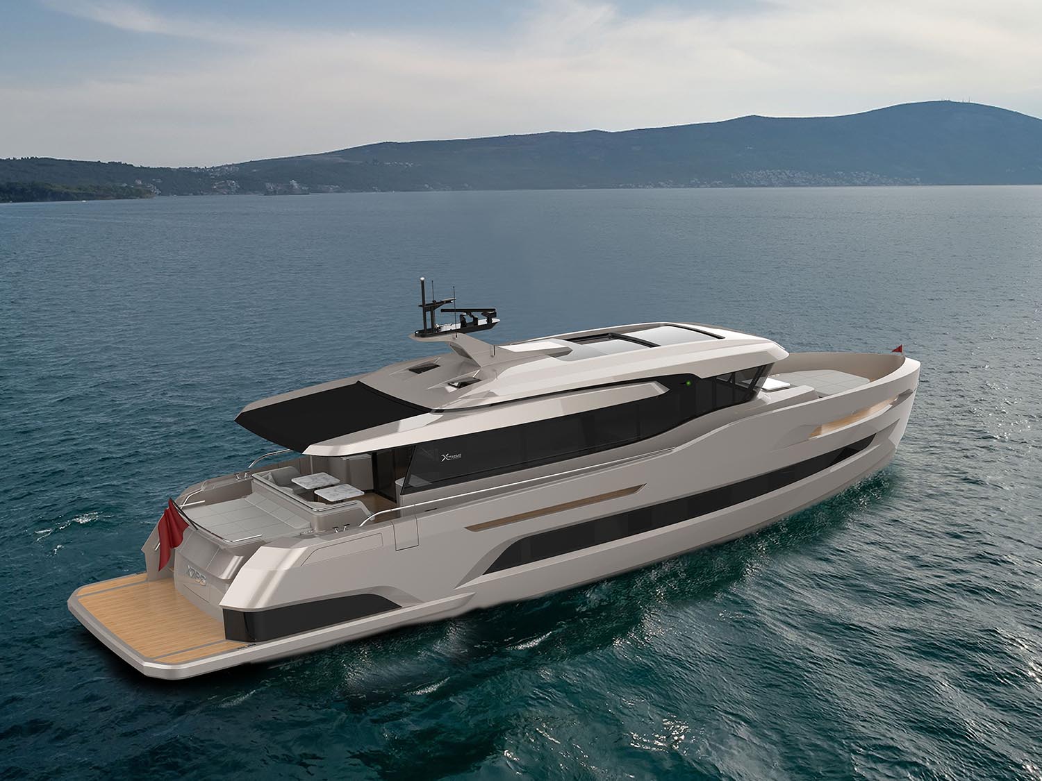 The X-78 sport is a yacht with powerful capacity.